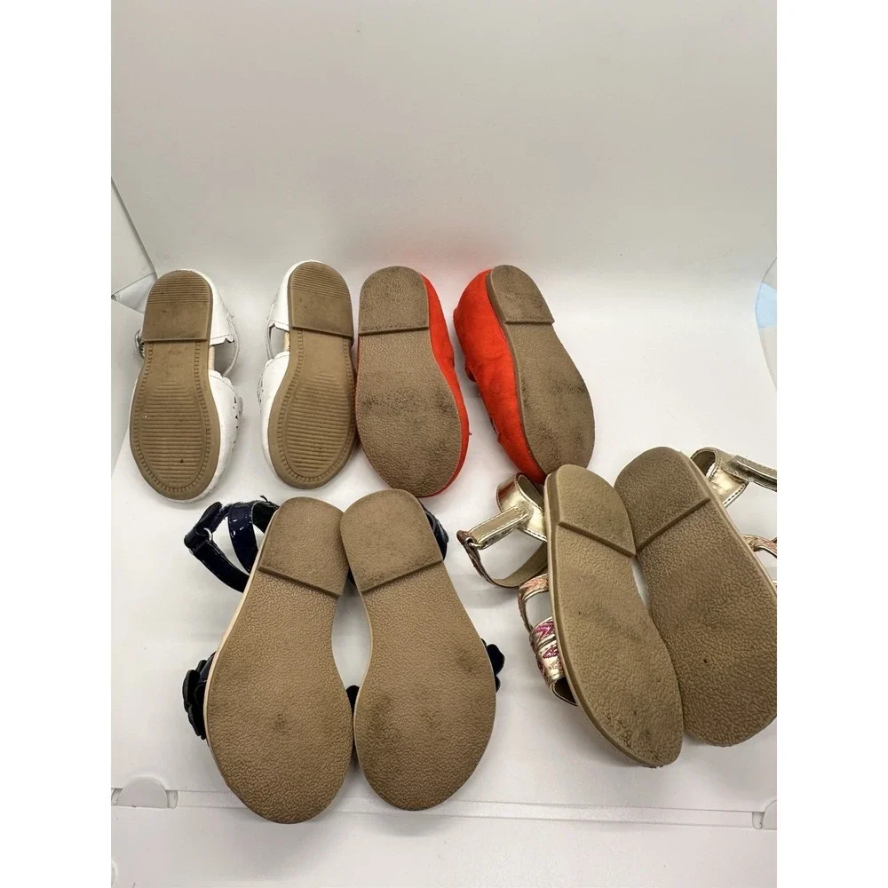 Large Lot Of Gymboree Baby Girl Shoes Size 5‎